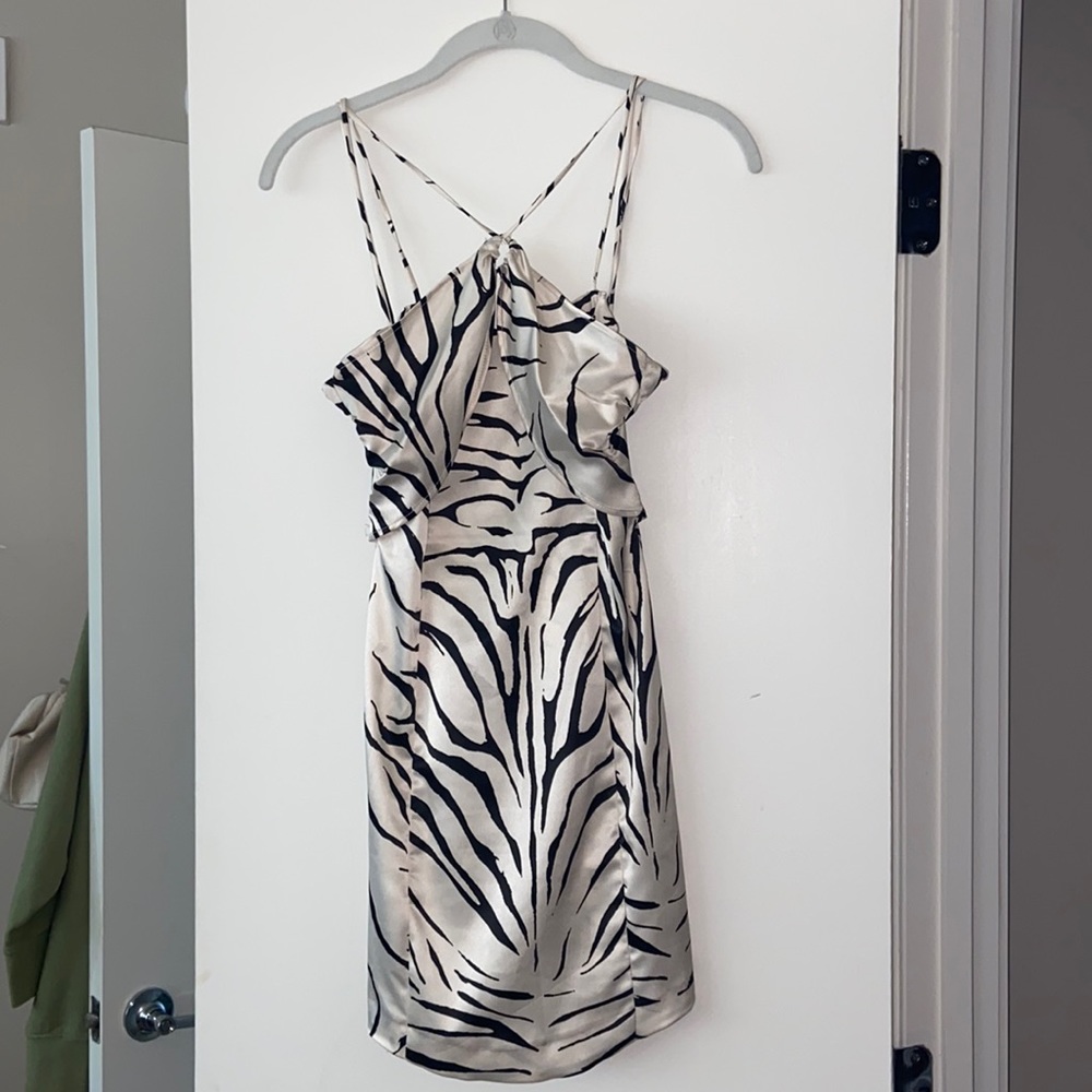 Zara - zebra mini dress - size XS